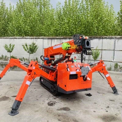 フライ ジブが付いている 3 トン 5 トン 8 トン ダブル パワー スパイダー クローラー クレーン