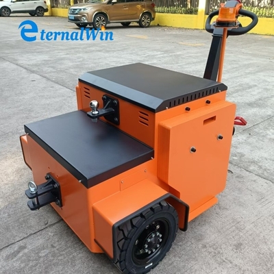 20トンのハンドプル電動トラクター 電動電池ハンドトラック ミニトロー 電動ウォーキートラクター