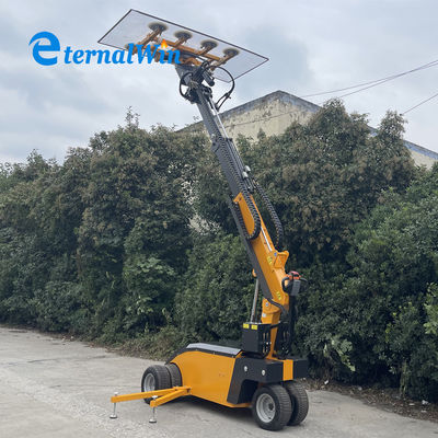 ガラスパネル用800kg容量5m最大吊り上げ高さ回転式電動真空ガラスリフター