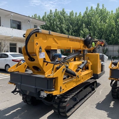 CE 望遠鏡式ブーム ディーゼルと電力の5トンのミニスパイダークローラークレーン