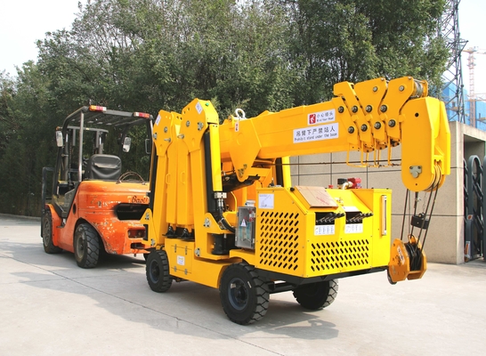 3tn 容量 車輪またはクローラー 持ち運び可能な小さなスパイダー型リフティング装置