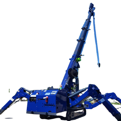 電動とディーゼルパワー スパイダークローラークレーン 鋼鉄の持ち上げ容量3トン5トン8トン10トン12トン