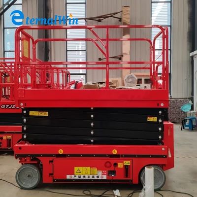 安全システム 緊急停止 ボタンと PLC コントロールで,スムーズで安全な操作のためのカスタマイズされた電気リフティング プラットフォーム