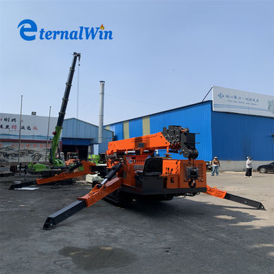 11 M 最大作業半径 3 トン スパイダークレーン 多用途の吊り上げと性能