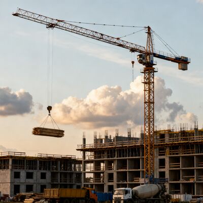 0.5mmin 頑丈なクレーン 重工業用タワークレーン ヘビーロードおよびマテリアルハンドリング向けにカスタマイズ