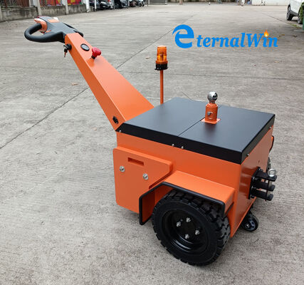 定格牽引力7000Nのスチール製トラクタートラック、時速2～3kmで荷役作業に最適、産業用途向け